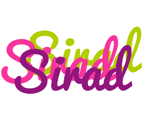 Sirad flowers logo