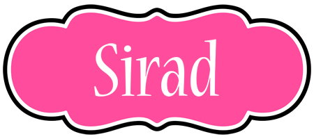 Sirad invitation logo