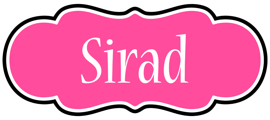 Sirad invitation logo