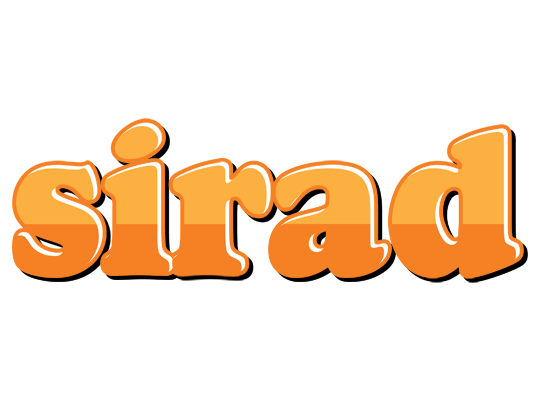 Sirad orange logo