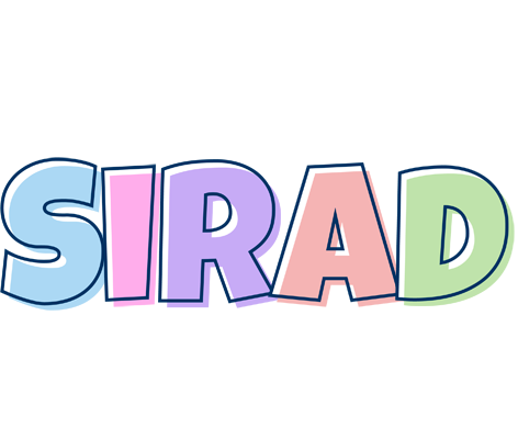 Sirad pastel logo
