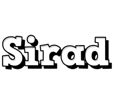 Sirad snowing logo