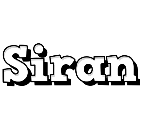 Siran snowing logo