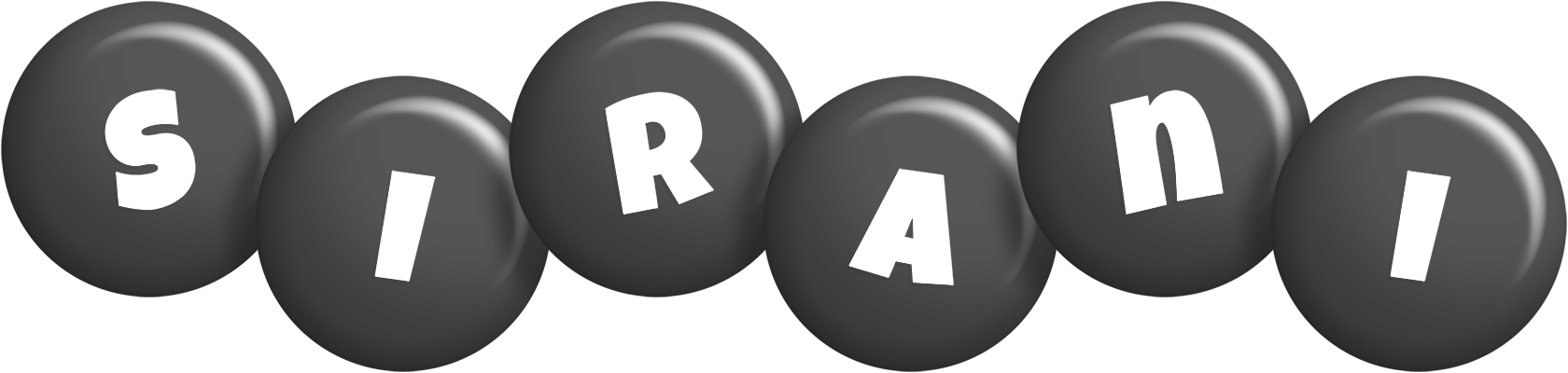 Sirani candy-black logo