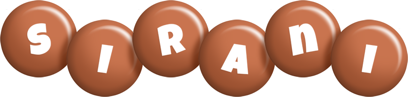 Sirani candy-brown logo