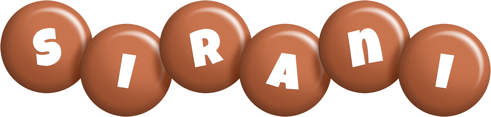 Sirani candy-brown logo