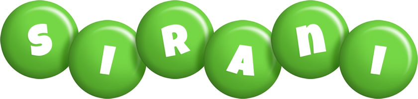 Sirani candy-green logo
