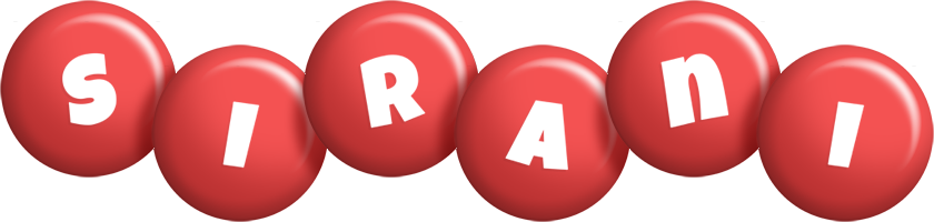 Sirani candy-red logo