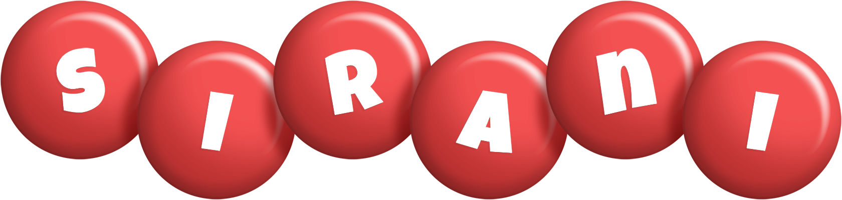 Sirani candy-red logo