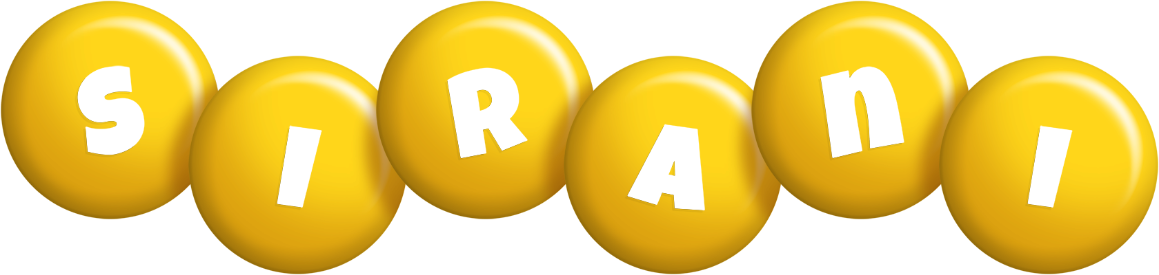Sirani candy-yellow logo