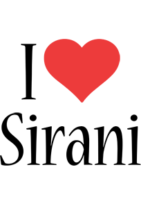 Sirani i-love logo