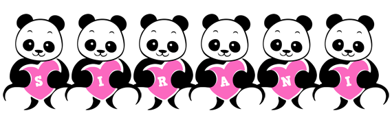 Sirani love-panda logo