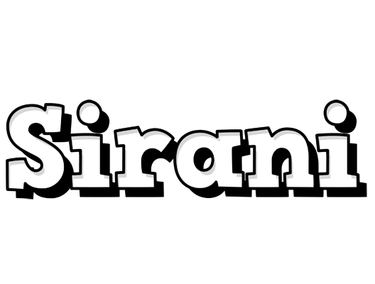 Sirani snowing logo