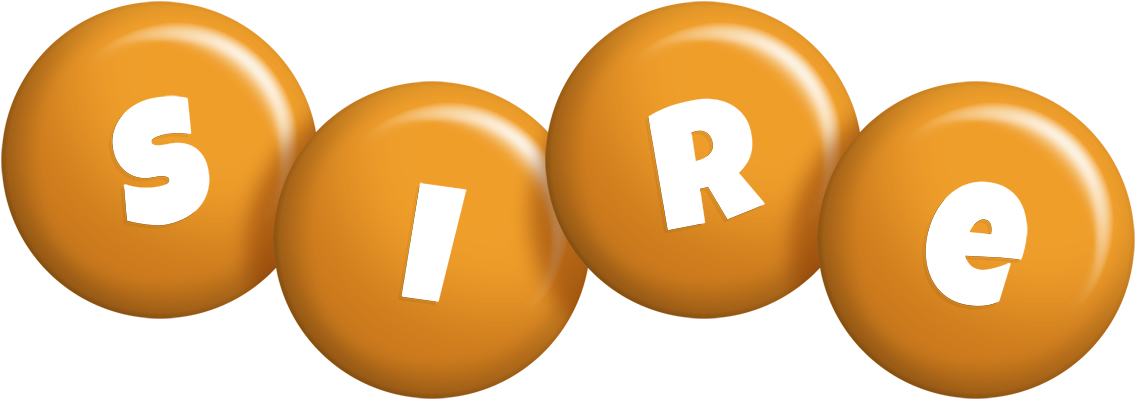 Sire candy-orange logo