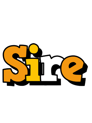 Sire cartoon logo