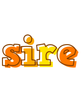 Sire desert logo