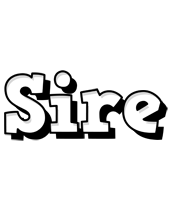 Sire snowing logo