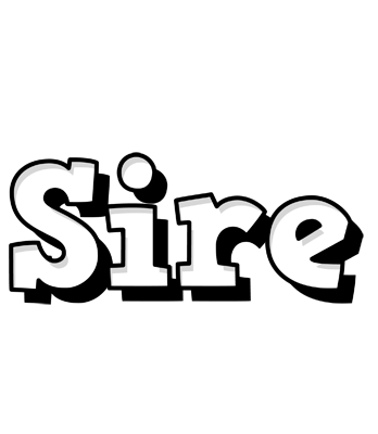 Sire snowing logo