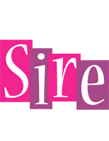 Sire whine logo