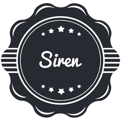 Siren badge logo
