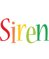 Siren birthday logo