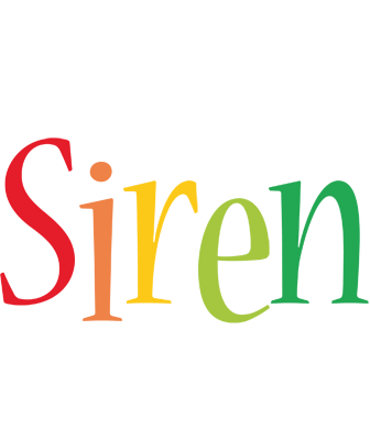 Siren birthday logo