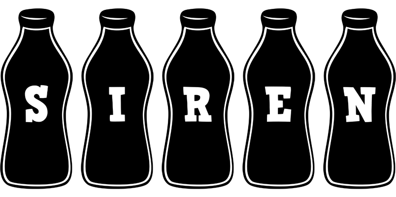 Siren bottle logo