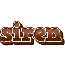 Siren brownie logo