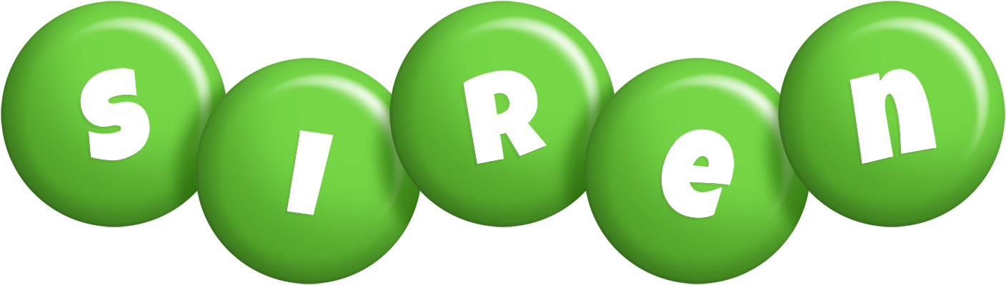Siren candy-green logo