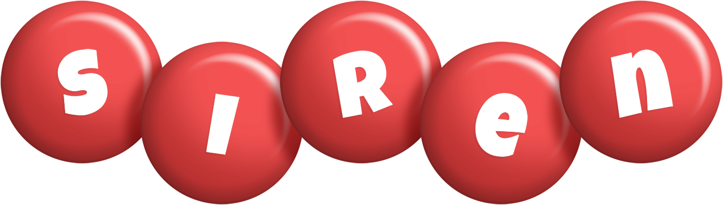 Siren candy-red logo