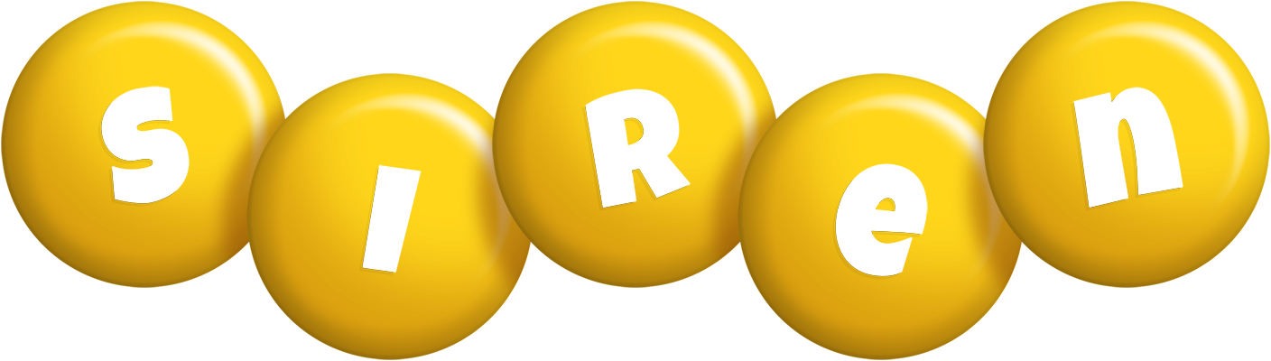 Siren candy-yellow logo