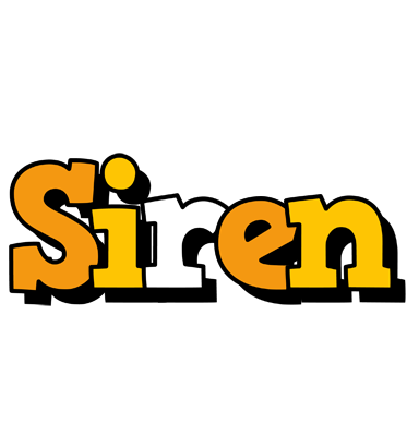 Siren cartoon logo