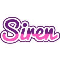 Siren cheerful logo