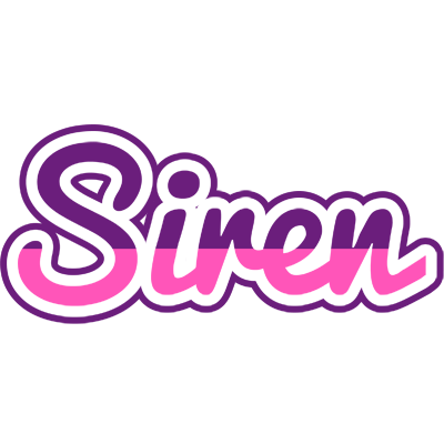 Siren cheerful logo