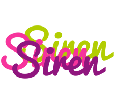 Siren flowers logo