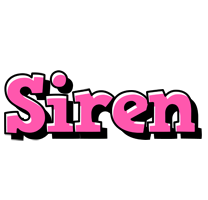 Siren girlish logo