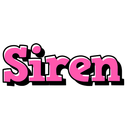 Siren girlish logo