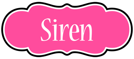 Siren invitation logo