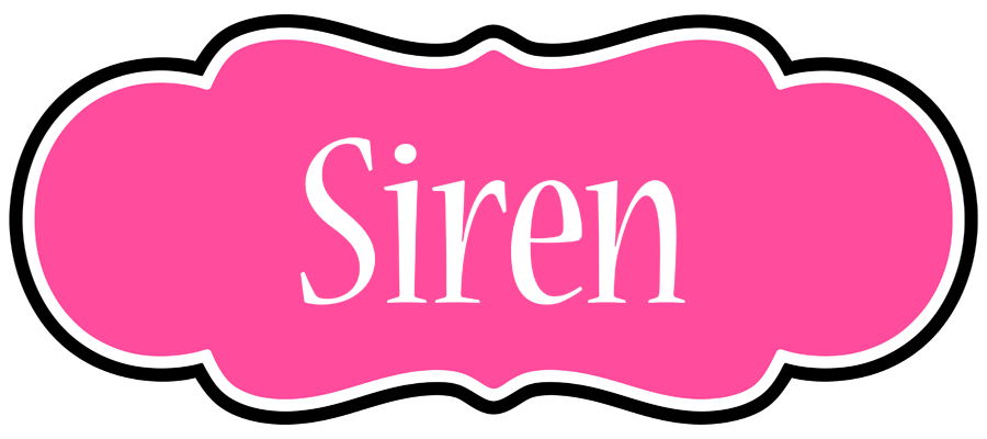 Siren invitation logo
