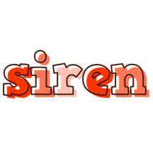 Siren paint logo