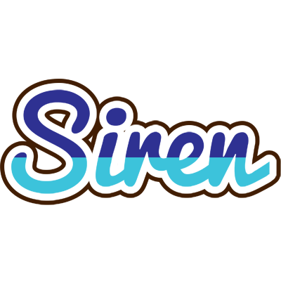 Siren raining logo