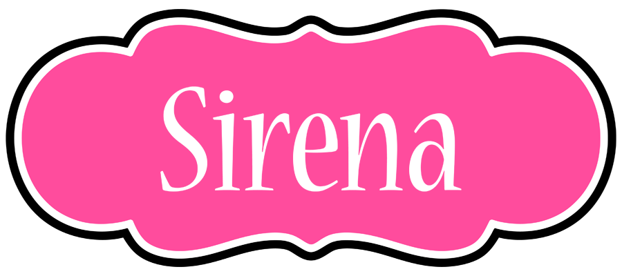 Sirena invitation logo