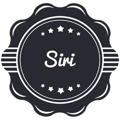 Siri badge logo