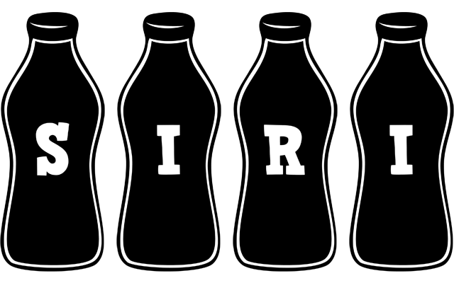 Siri bottle logo