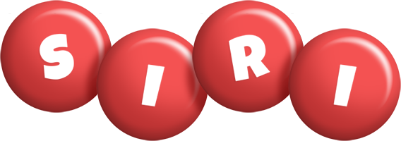 Siri candy-red logo