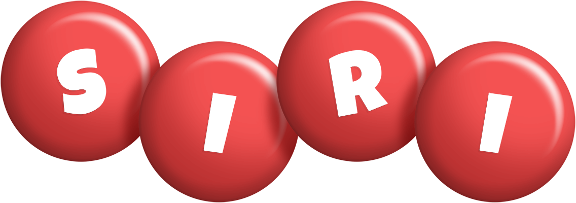 Siri candy-red logo