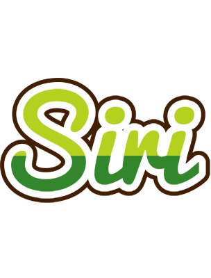 Siri golfing logo