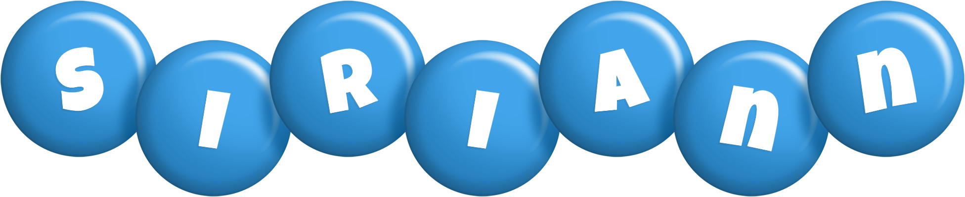 Siriann candy-blue logo