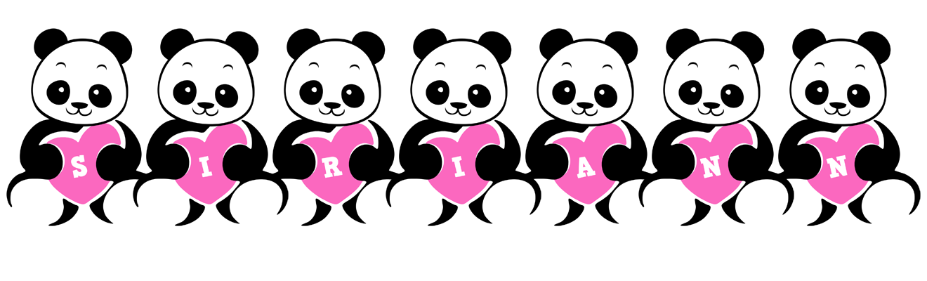 Siriann love-panda logo