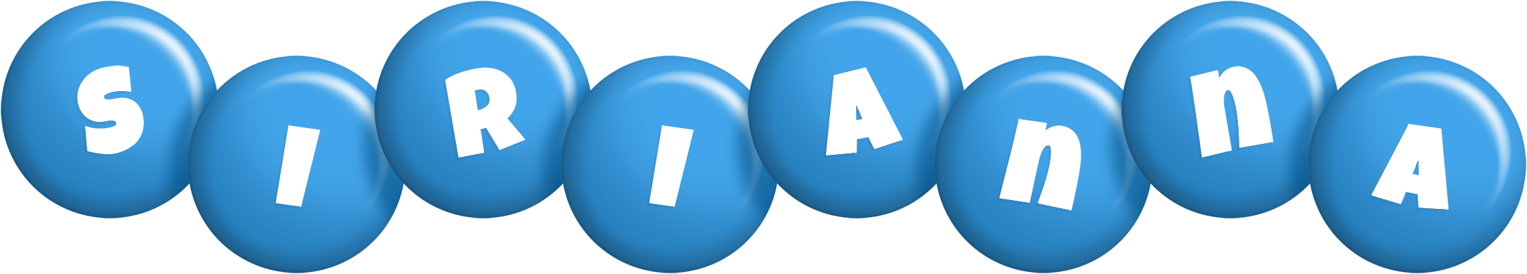Sirianna candy-blue logo
